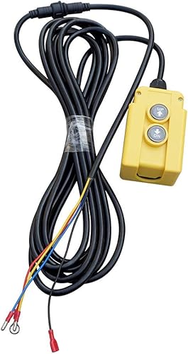 Miniatura 3 de BYTUWVO Interruptor de control remoto de remolque de descarga de 4 cables 12V 4 cables para unidad de potencia hidráulica de doble efecto Remolque