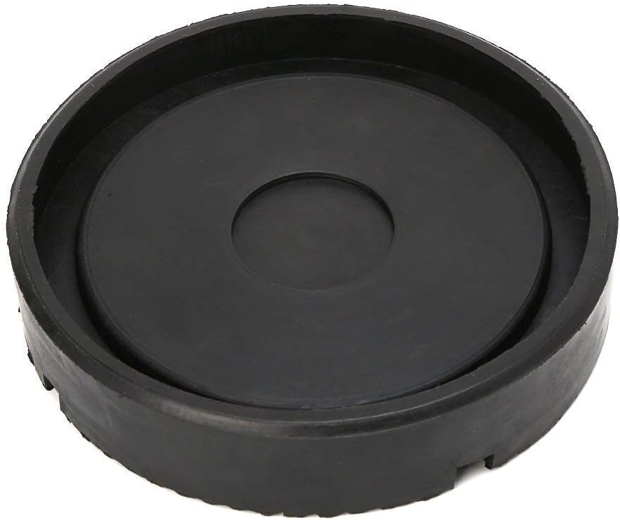 Universal Floor Jack Rubber Pad Jack Pad Adapter Pinch Weld Side Frame Rail Protector Puck/Pad (1 Pack)