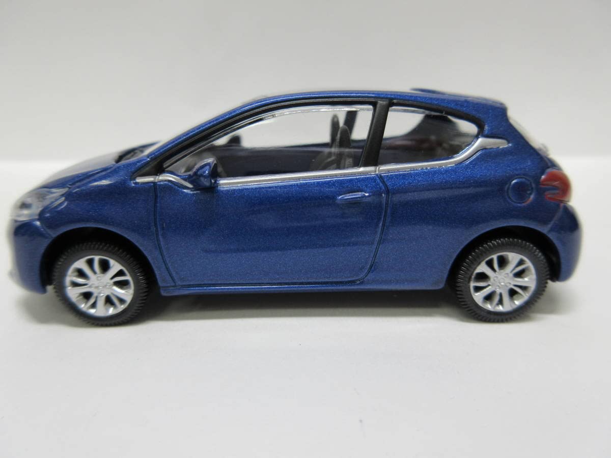 中古品 1/43&64 プジョー純正ノレブ プジョー 208 ファロイエロー