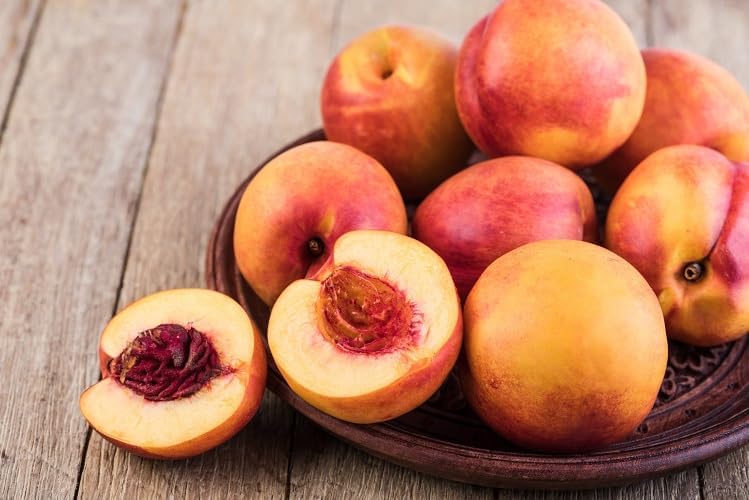 Miniatura 2 de Nuevas semillas frescas de frutas de nectarina roja de 3 piezas Generic