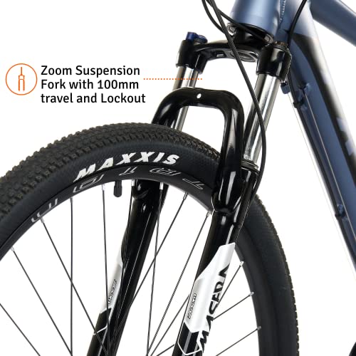 Image of TRIAD Unisex M7 29T 21 Speed - Fully Fitted 18 Inch Frame, Mountain Bicycle (15+ Years, Grey)