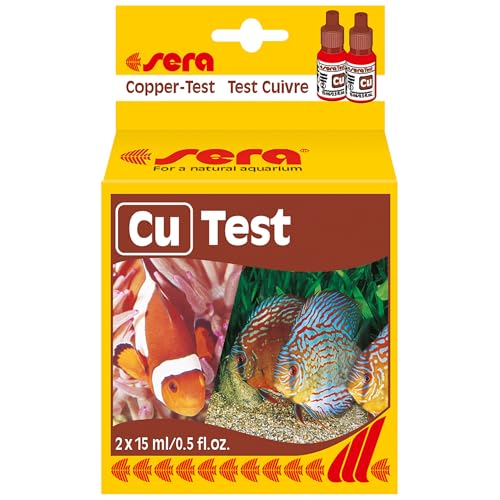 sera Cu-Test (Kupfer) 15 ml | Wassertest für Aquarien und Teiche |...
