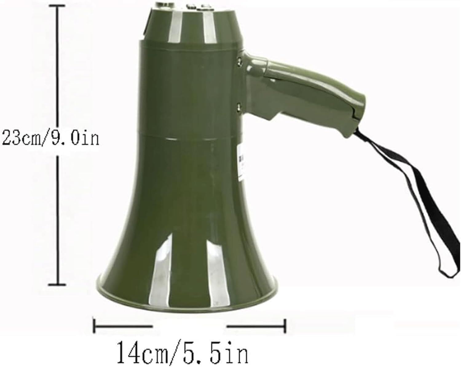 Porta Voce Megafono Megafoni Portatili Megafono Portatile da 15 W con Controllo del Volume Megafono Altoparlante Batteria Ricaricabile Altoparlante Amplificatore Vocale