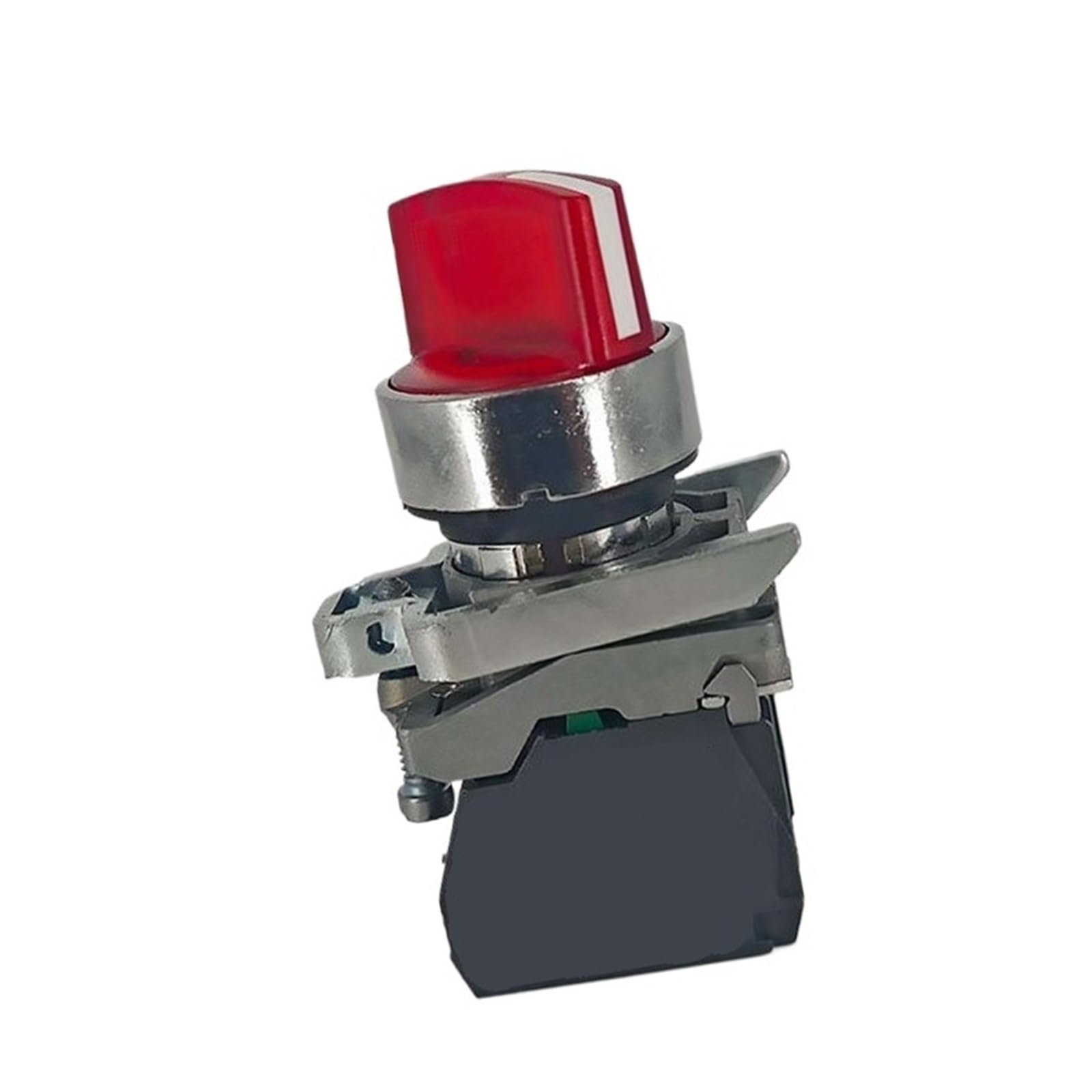 Selector switch XB4BK134M3 red three-position 2NO 220V Ø22 for industrial control