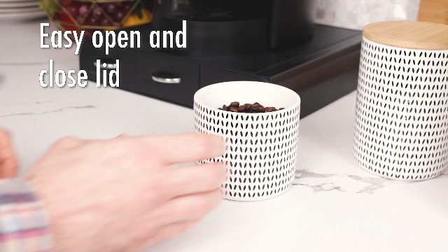 Amazon.com: Mind Reader 3-Piece Canister Set, Sugar Container