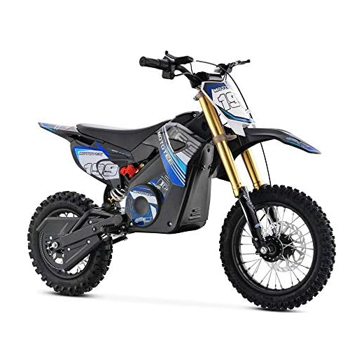 MotoTec 36v Pro Electric Dirt Bike 1000w Lithium Blue