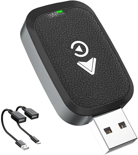 ZLSGG Car Wireless CarPlay Adapter for Infiniti Q50 Q60 QX50 QX60 QX80 Q70, Stable Connection Wireless Car Play Adapter Plug and Play Accessories,A