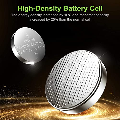 Powerowl High Capacity Cr1225 3V Lithium Batteries -15 Pack Br1225 Ecr1225 Dl1225 Button Coin Cell Battery For Thermometer Watch #TOP1