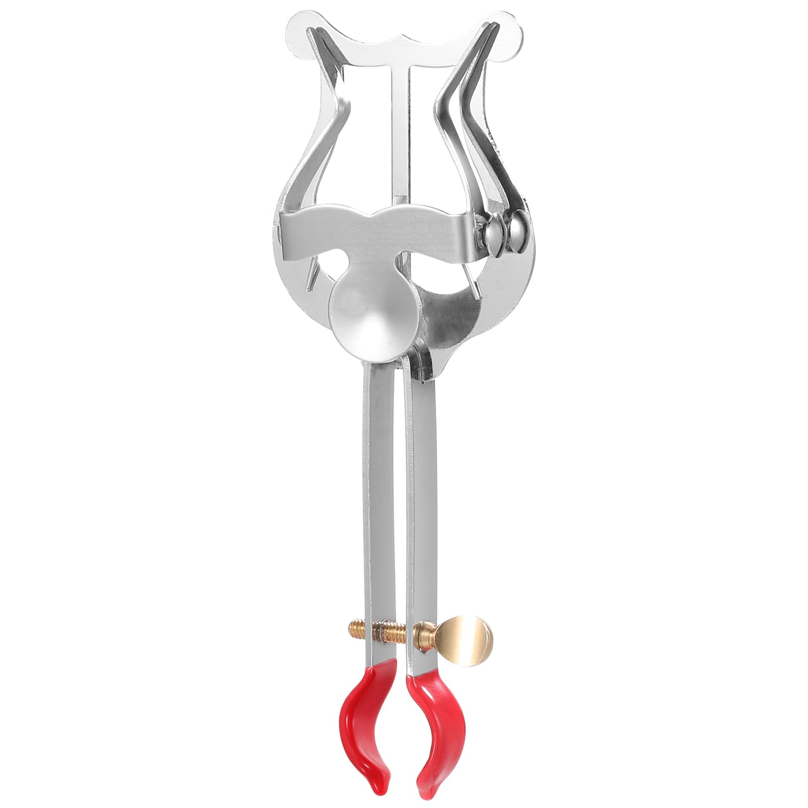 Atril de marcha de metal para trompeta, trombón, trompa, atril para partituras de música de marcha, lira pequeña, pinza de metal, 13,7 x 5,2 x 1,9 cm, (38K44HZGO11IY)