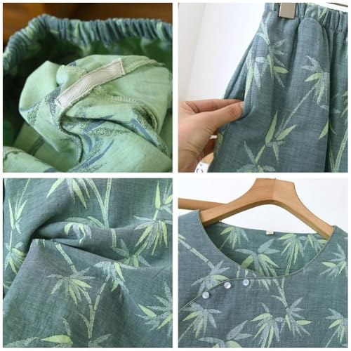 Pyjama en coton boutons perlés pour des soirées douces chez soi