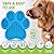 Lick Mat for Dogs | Slow Feeder | Dog Lick Mat for Anxiety | Dog Lick Pad for Treats & Grooming | Use in Shower and Bath with Super Suction Cup Holds on Wall and Floor | Great for Pet Training