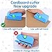 YBEATY Cat Scratcher DIY Cardboard Cutting Tool Cardboard Cutter for Cat Scratchers with 11pcs Blade 3D Printed Box Cutter for Making Cats Scratching Board Bed
