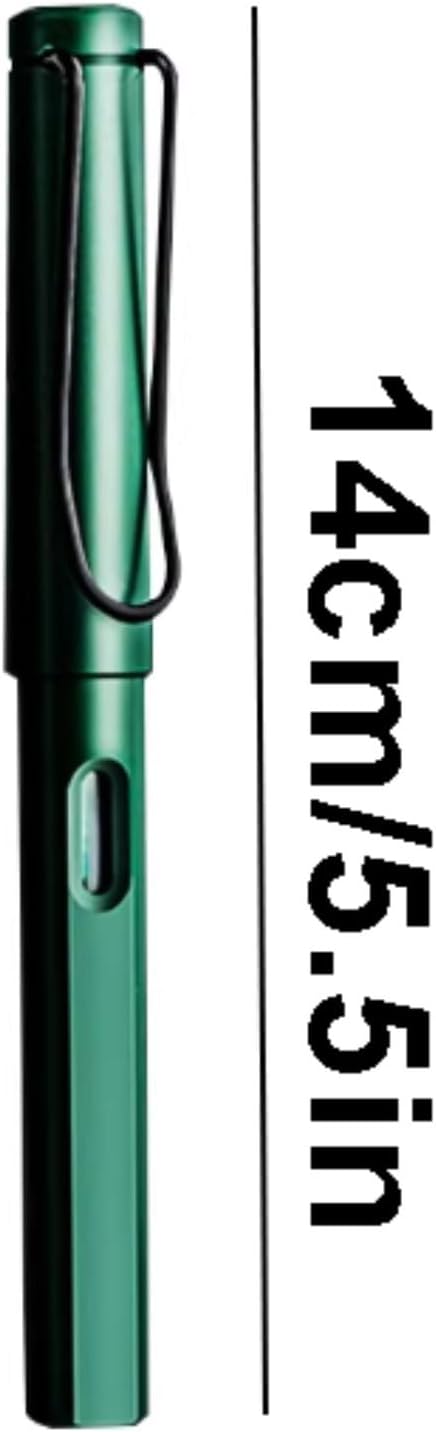 スムーズ インクカートリッジ付きプラスチックペン エレガントな万年筆セット 最適なフロー スキップなし 毎日の筆記活動に最適 鮮明な