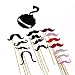 Tinksky 60 Piezas DIY Photo Booth Selfie Accesorios Favorecer Decoracion Incluyendo Bigotes...