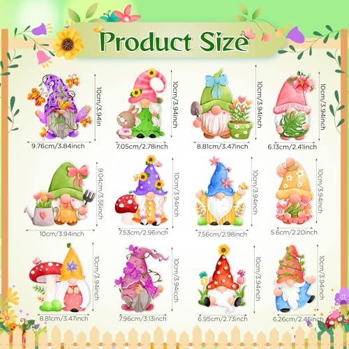12 Imánes de Gnomos Suecos para Refrigerador miniatura 7