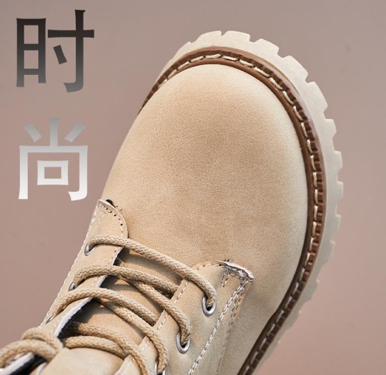 Girls Ankle Boots Side Zip Comfort Non-Slip Boot Lace Up Outdoor Combat Boot(Toddler/Little Kid/Big Kid)2