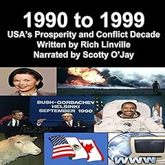 1990 to 1999 USA&rsquo;s Prosperity and Conflict Decade (History) cover art
