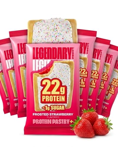 Legendary Foods High Protein Pastry Strawberry Low Carb/Low Sugar Snack