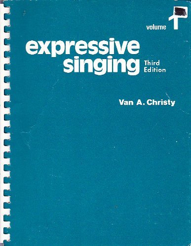Expressive singing 0697036499 Book Cover