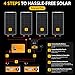 ECO-WORTHY 7.168KWH 800W Solar Panel Kit for RV Off Grid Complete System with 4PCS 200W Solar Panels, 3000W UPS Inverter Charger, 2PC 12.8V 280AH Lithium Batteries, 60A MPPT Controller Bluetooth