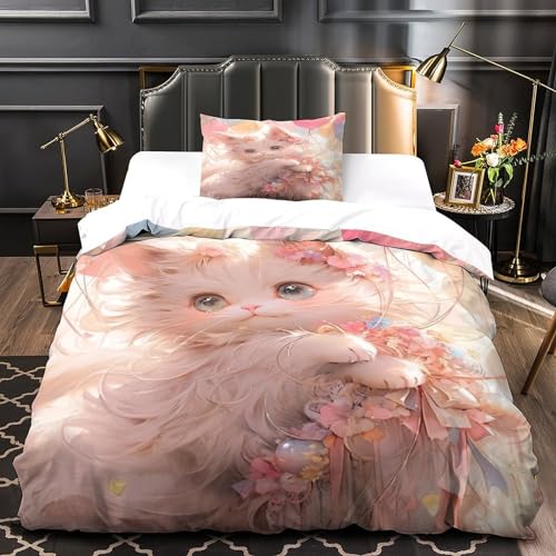 Housse de couette Fine Drawing ensemble de lit 3 pièces en polyester écoresponsable haut de gamme
