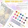 Lxmsja Fishing Boats Paint by Numbers Kit for Adults, Harbor Acrylic Paint by Numbers for Adults Beginner, DIY Craft Supplies Oil Painting Kits for Home Wall Decor 20x16 inch (No Frame) #4