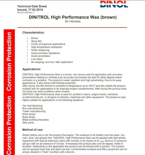 Cera de alto rendimiento DINITROL para protección anticorrosión miniatura 5