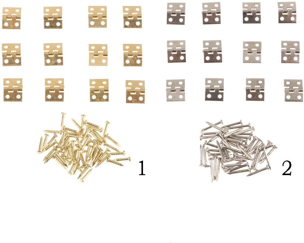 BNF® 12x Jewelry Chest Box Miniature Dollhouse Door Window Cabinet Hinge Gold|Home & Garden | Home Improvement | Building & Hardware | Cabinets & Cabinet Hardware | Cabinet Hinges