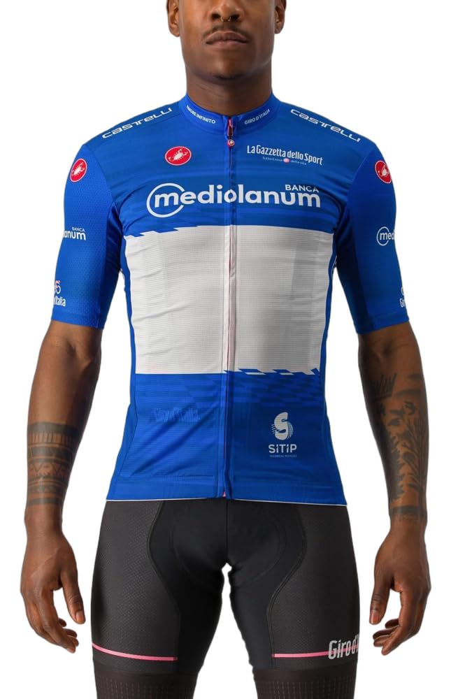 Castelli 9510602-058#GIRO106 Comp Jrs Męska Długa Koszulka Niebieski XL