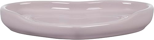 Miniatura 3 de Le Creuset Soporte de cuchara en forma de corazón de gres, 5 pulgadas, chalota