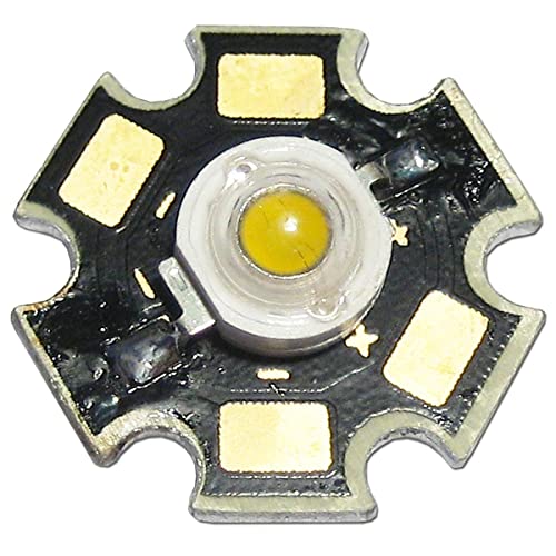 world trading net   5X Highpower LED 3W Blanco Puro en PCB   Blanco