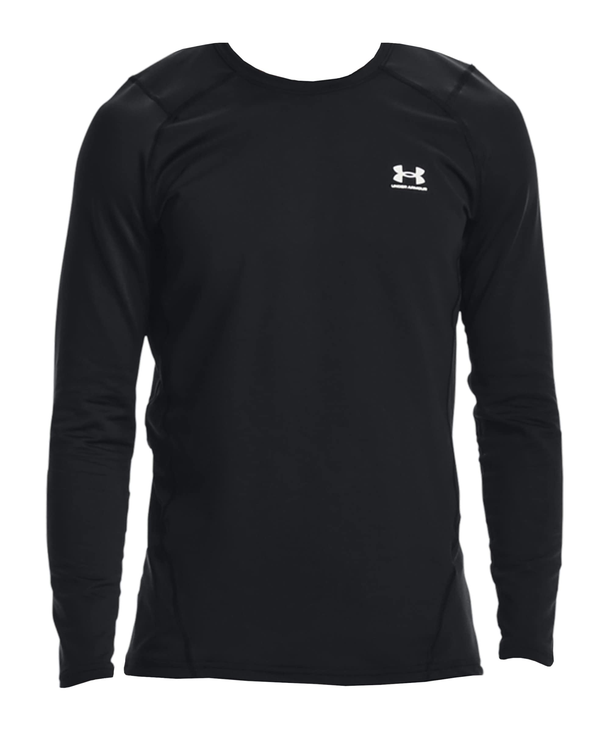 Under Armour Ciepła koszula funkcyjna dla mężczyzn, lekka, dopasowana koszulka sportowa z długim rękawem, termiczna koszulka z długim rękawem Mężczyźni Cg Armour Fitted Crew (1 w zestawie)