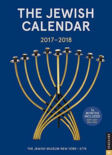 The Jewish 2017-2018 Engagement Calendar: Jewish Year 5778 16-Month Calendar