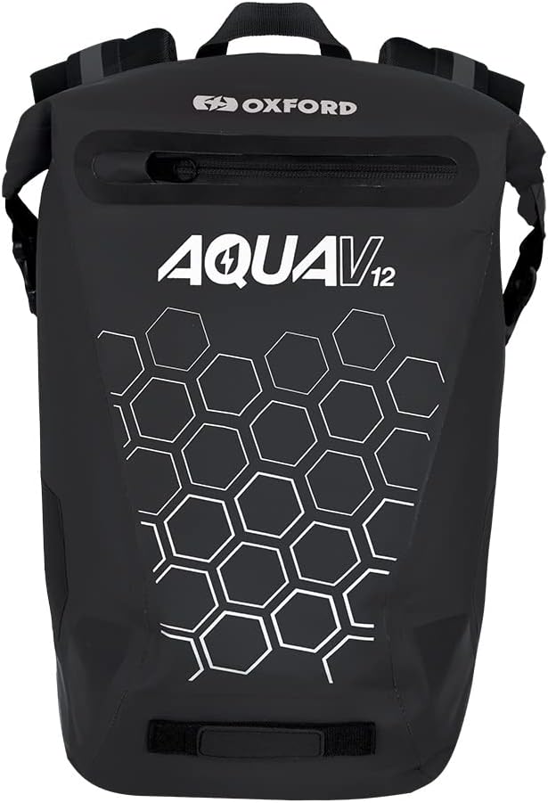 Oxford Aqua Backpack - Waterproof Cycle Rucksack with Reflective Details for High-Visibility