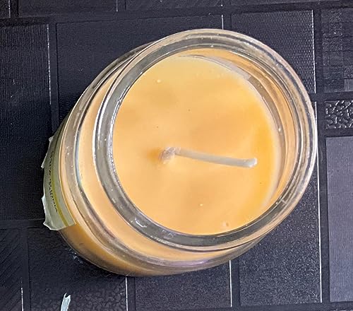 Image of Yankee Jar Paraffin Wax Candles Perfect for Decoration of Dinner, Wedding Parties, Church, Spa, Restaurant, Smokeless Dripless Long Lasting(Lemon, Set of 1 - Burn Time: 12 Hr)