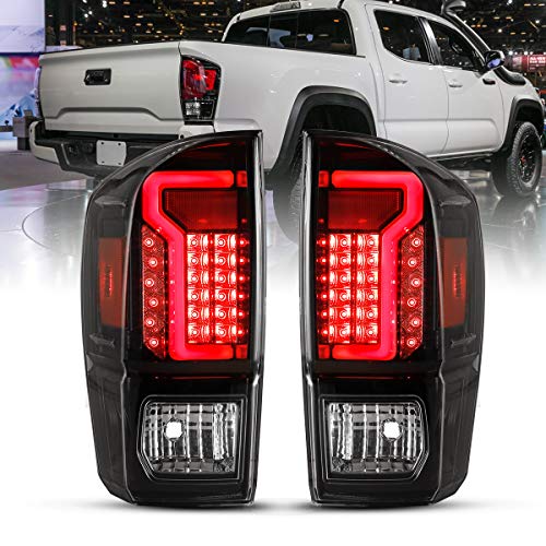 Nixon Offroad Tail Lights For 2016-2021 Toyota Tacoma, Led Rear Lights Assembly With Turn Signal Lights, Brake Lights/Drl, Plug And Play Rear Light Replacements, Driver & Passenger Side (Clear Lens) #TOP21