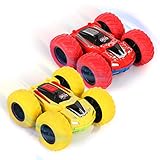 【ANTI-COLLISION & STOSSDICHTER】 Unsere Monster-Spielzeugautos bestehen aus strapazierfähigem ABS-Kunststoff mit Kollisionsschutz, sind umweltfreundlich und sicher. Und mit 4 stoßfesten Federn ausgestattet, die die Vibrationen unebener Straßenoberflächen beseitigen und das Fahren stabiler machen. Hochwertige aufblasbare Gummiräder, rutschfest, stoßfest, mit starkem Grip und stabilem Fahren in allen Geländen wie Strand, Sand, Gras oder Straße