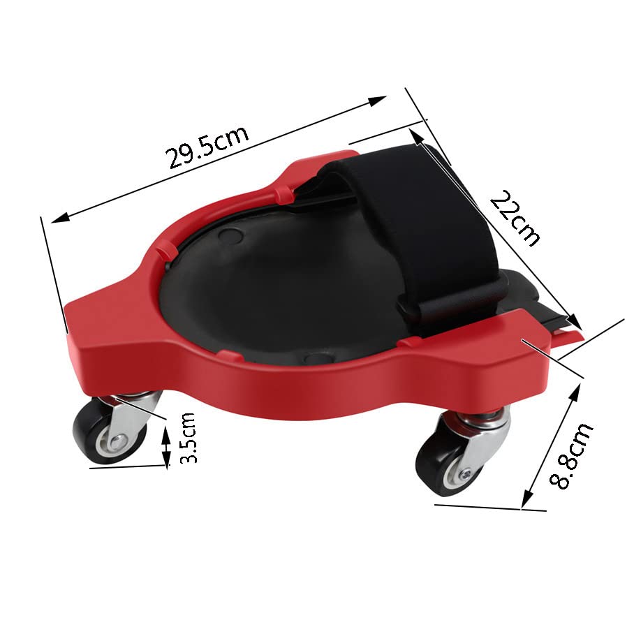 Rollende Knieschützer mit Gelkissen und Rollen