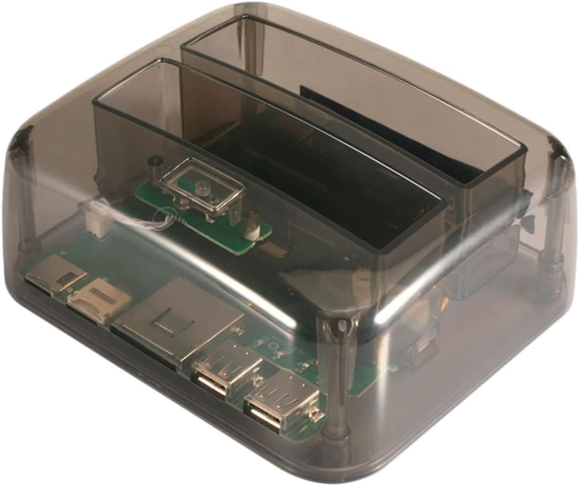 Balacoo 1pc Multi-Function Dual-Disk Hard Disk Reader for Home Office Compatible Drives USB Fast Data Transfer No Additional Drivers Needed