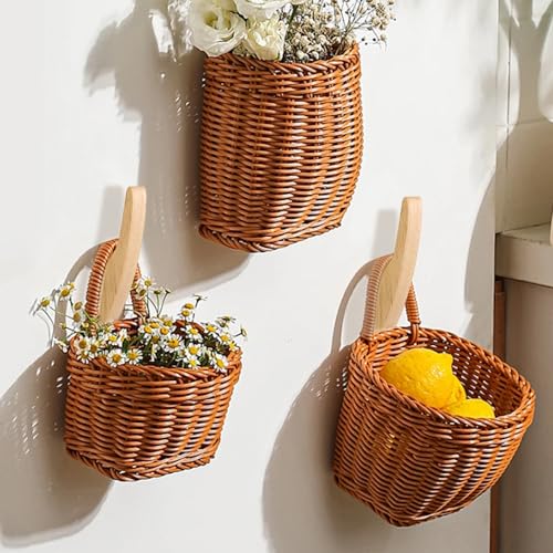 YFaith Garderobenhaken Eiche, 4 Stück Kleiderhaken Wand Einzeln, Eichenholz Wandhaken Garderobe, Vintage-Multifunktions-Jacken Haken Wand, für Schlafzimmer, Wohnzimmer, Flur