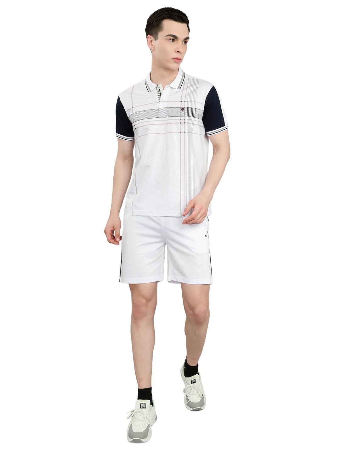 monte carlo Men Regular Fit Self Design 1 Tshirt,1 Bermuda,Lower|Top & Bottom | Pajama Set for Men's (Pack of 1)-picture-34