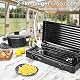 Gasgrill mit Kartusche Zilan 2-flammiger Gaskocher in Schwarz