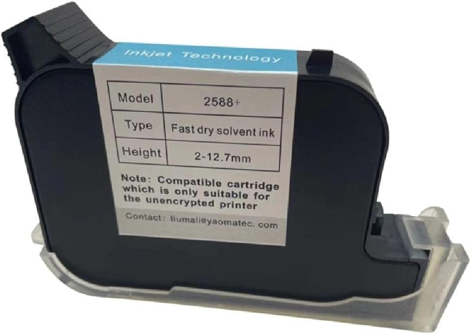 Yuisle Solvent Ink Cartridge 2588 2588+ Thermal Handheld