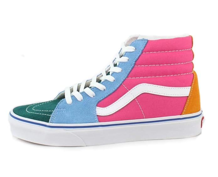 color block vans sk8 hi