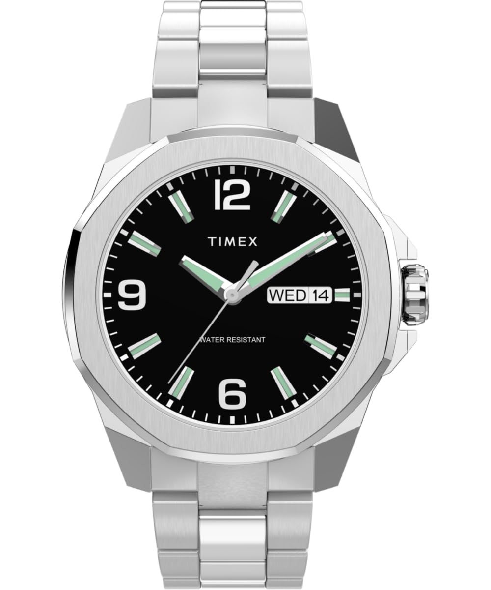 Timex Men's Black Analogue Quartz Watch, Sports Direct