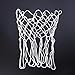 IMIKEYA 2pcs Luminous Basketball Net Heavy Duty Nylon Braided Night Glowing Basketball Net for Standard Rims for Courts White