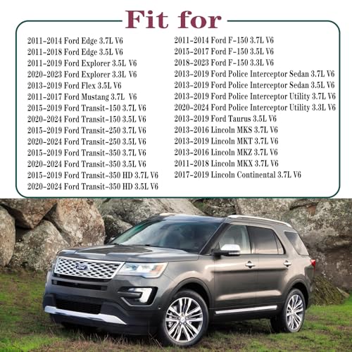 Image of MS97214 Fuel Injection Plenum Gasket Upper Intake Manifold Gasket Set For Ford Edge Explorer Mustang Flex Transit F-150 Taurus MKS MKT MKZ MKX 2011 12 13 14 15 16 17 18 19 2020-2024 3.5L 3.7L 3.3L