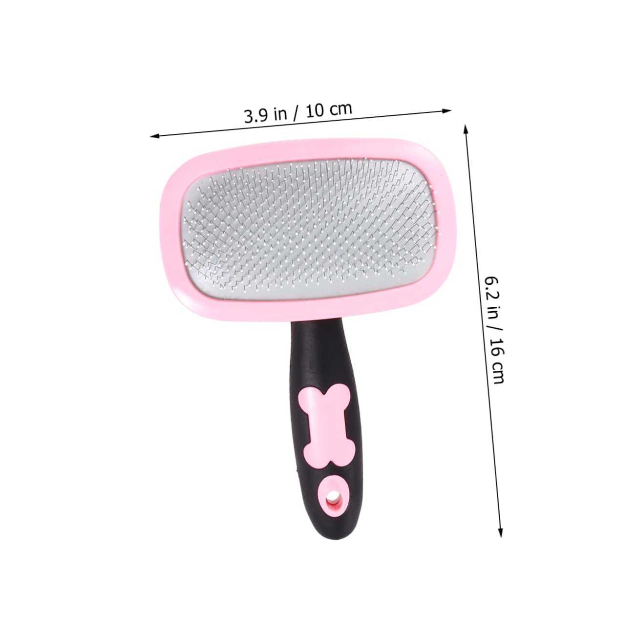 FRCOLOR 3piezas Cepillo De Limpieza y Masaje Para y Gatos Color Rosa Para Eliminar Pelaje y