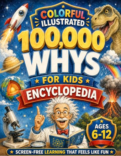 100,000 Whys for Kids: The Curious Kids' Encyclopedia That Answers the Big Questions About Our World | Fun Facts on Animals, Space, Science and the Human Body | Ages 6-12