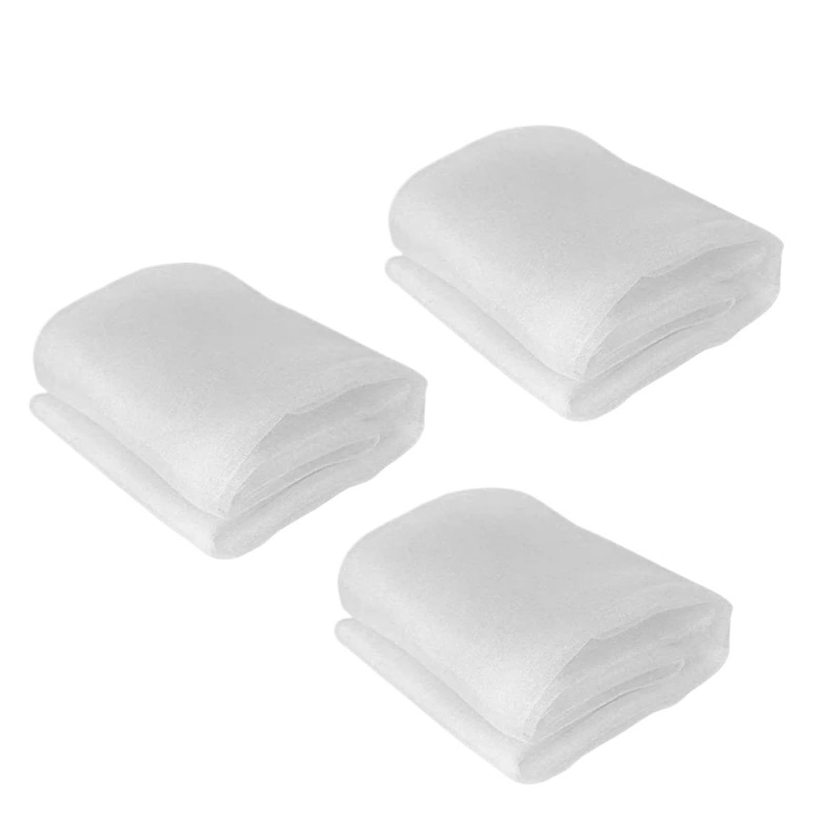 anti bird netting 1-3Pcs Plant Insect Cover Bag Drawstring Zipper Fly Flower And Fruit Netting Bird for Pond Fruit Protection(White-1.8x2.2m-3PCS)